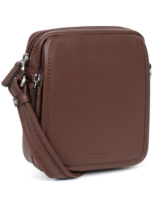 Bolsa - cuero confort hexagona - Kiabi