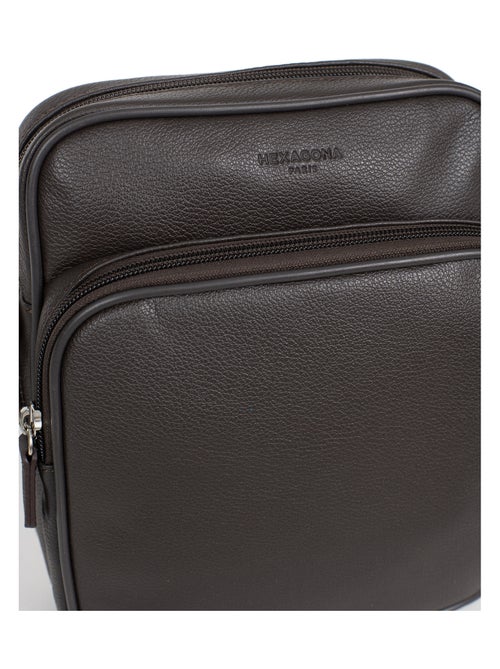 Bolsa - cuero confort hexagona - Kiabi