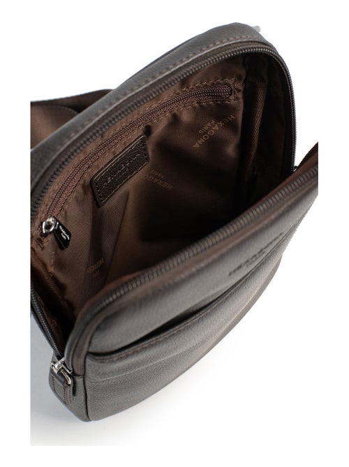 Bolsa - cuero confort hexagona - Kiabi