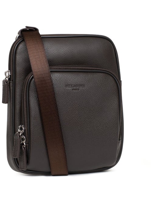 Bolsa - cuero confort hexagona - Kiabi