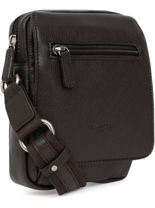 Bolsa - cuero confort hexagona - Kiabi