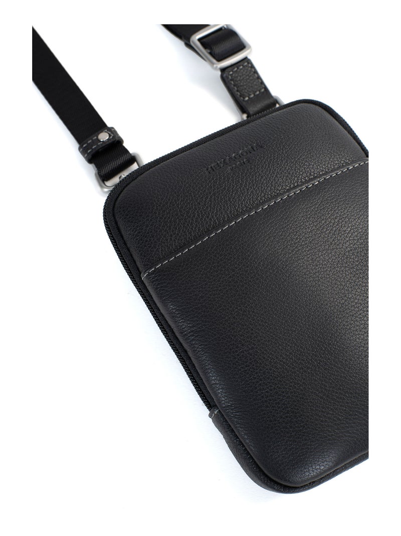 Bolsa - cuero confort hexagona Negro - Kiabi