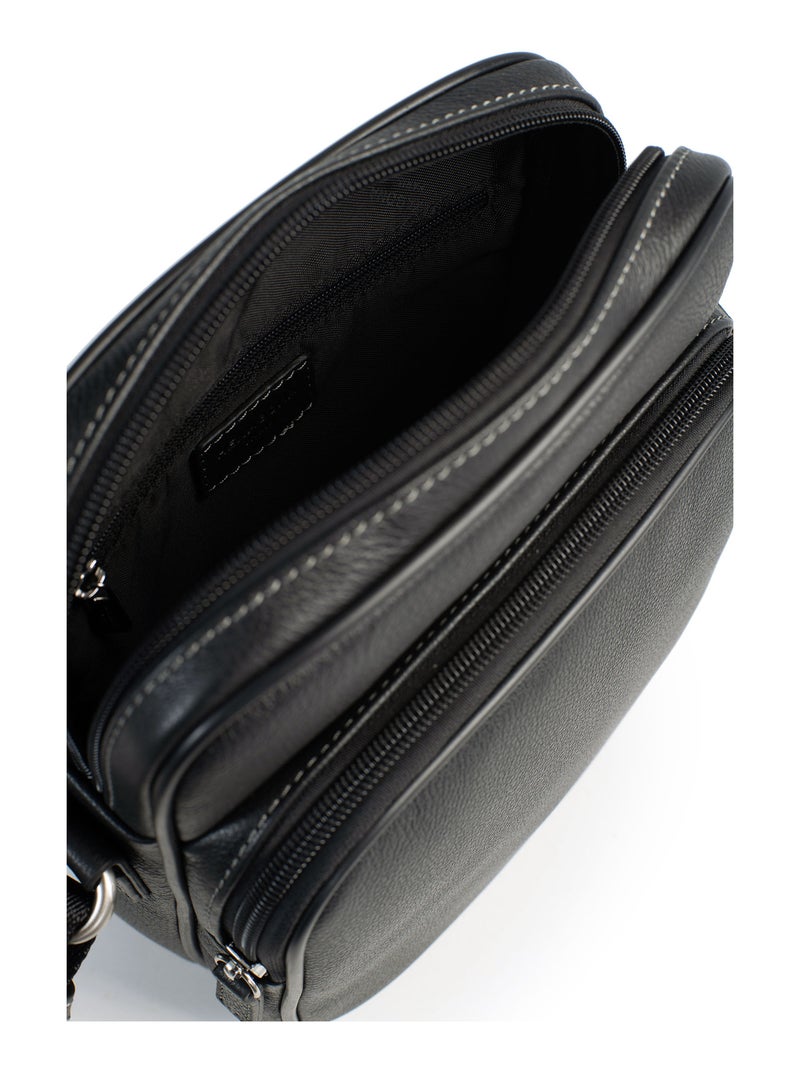 Bolsa - cuero confort hexagona Negro - Kiabi