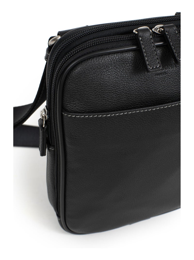 Bolsa - cuero confort hexagona Negro - Kiabi