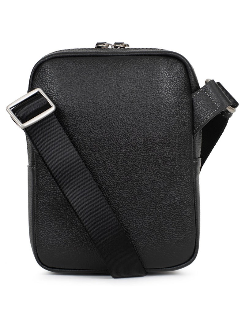 Bolsa - cuero confort hexagona Negro - Kiabi