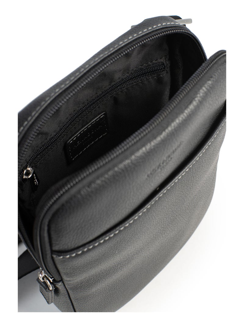 Bolsa - cuero confort hexagona Negro - Kiabi