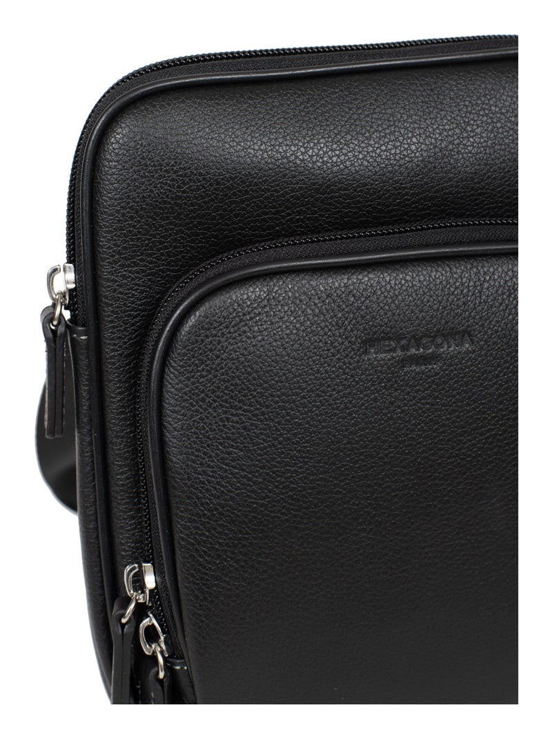 Bolsa - cuero confort hexagona Negro - Kiabi