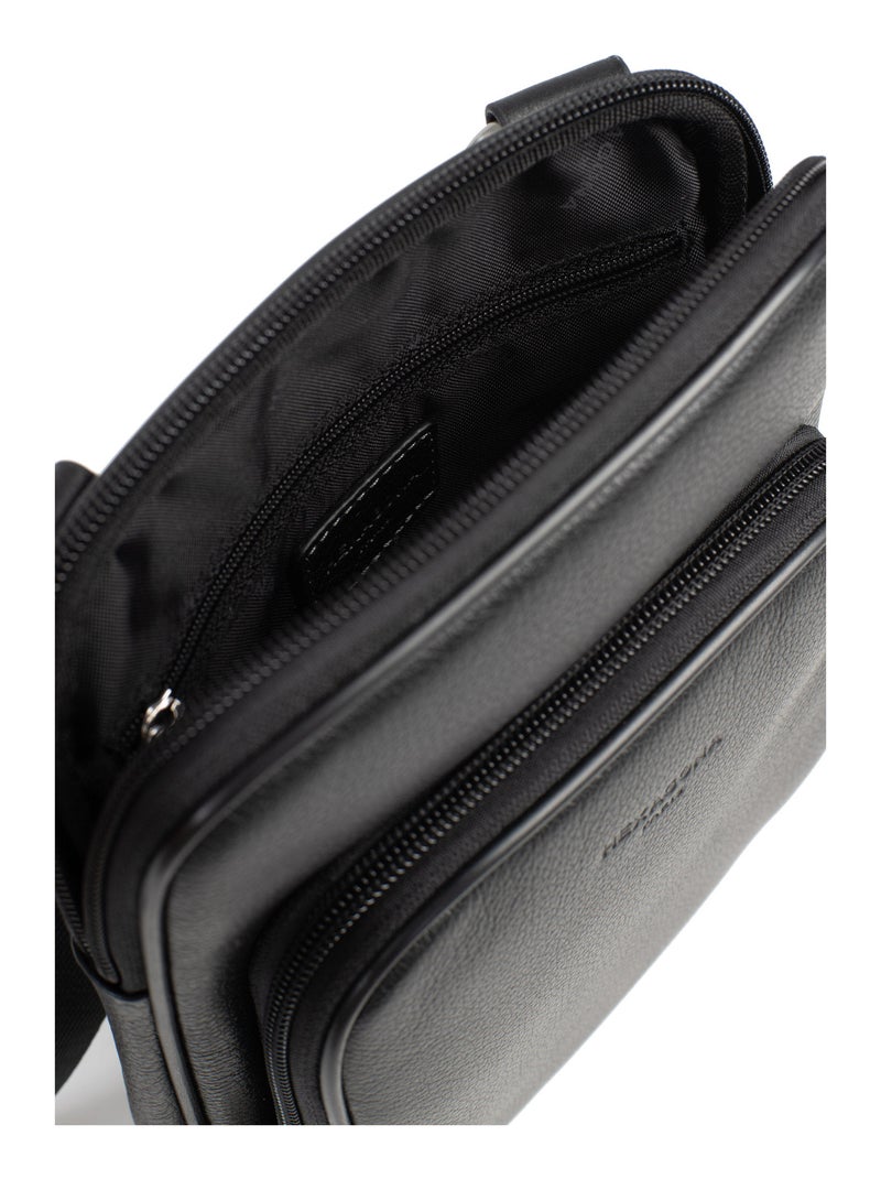 Bolsa - cuero confort hexagona Negro - Kiabi