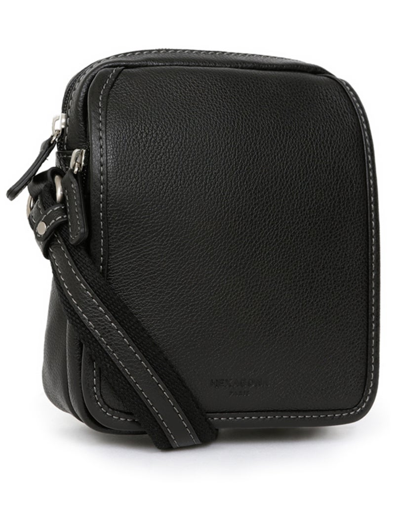 Bolsa - cuero confort hexagona Negro - Kiabi
