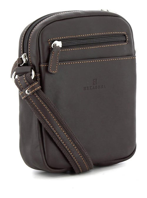 Bolsa - cuero félin hexagona - Kiabi