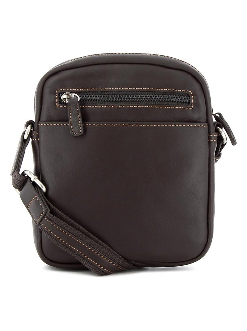 Bolsa - cuero félin hexagona Marrón - Kiabi