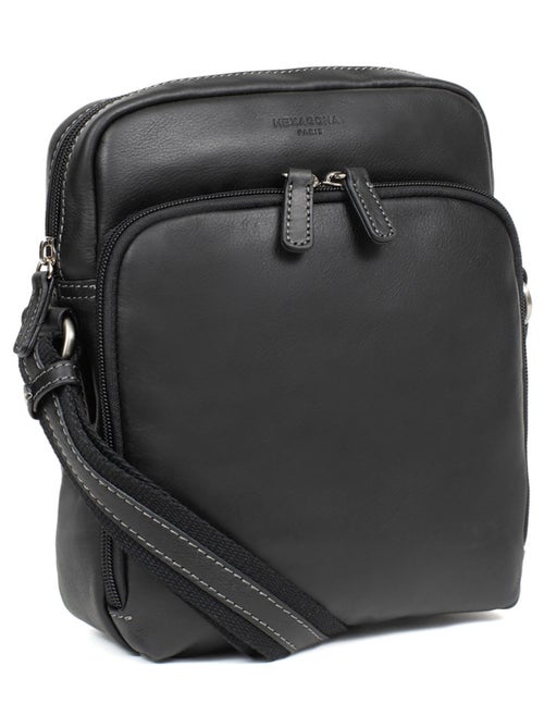 Bolsa - cuero félin hexagona - Kiabi