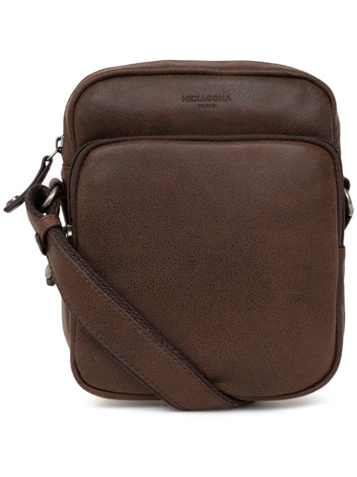 Bolsa - cuero instinct hexagona - Kiabi