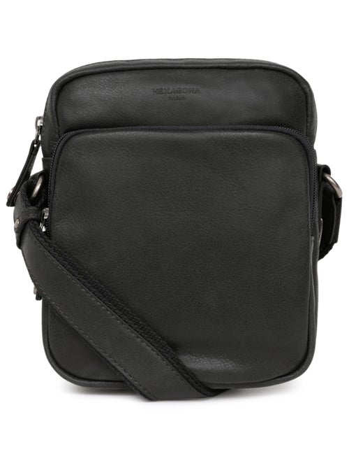 Bolsa - cuero instinct hexagona - Kiabi