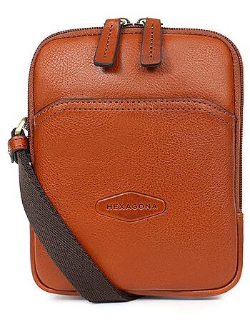 Bolsa - cuero stuart hexagona