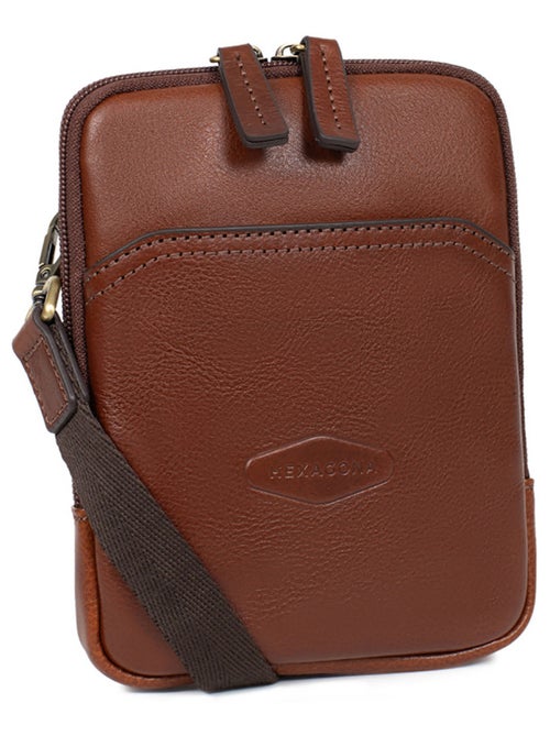 Bolsa - cuero stuart hexagona - Kiabi