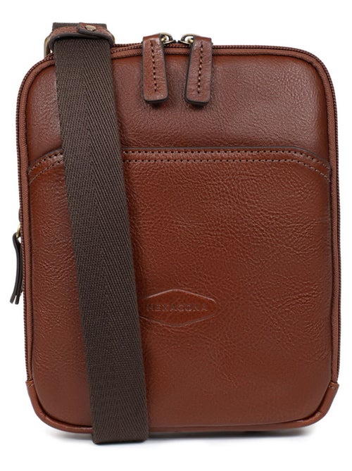Bolsa - cuero stuart hexagona - Kiabi