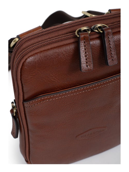 Bolsa - cuero stuart hexagona - Kiabi