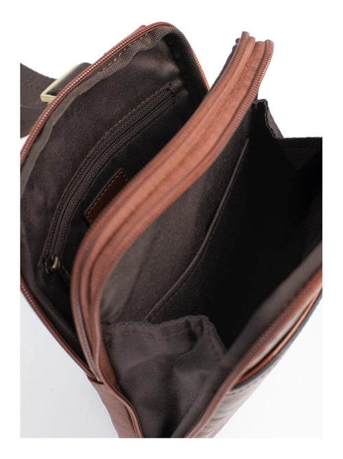 Bolsa - cuero stuart hexagona - Kiabi