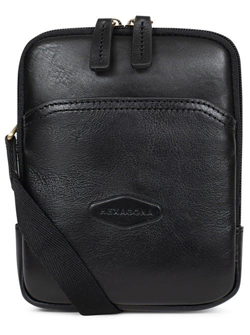 Bolsa - cuero stuart hexagona - Kiabi