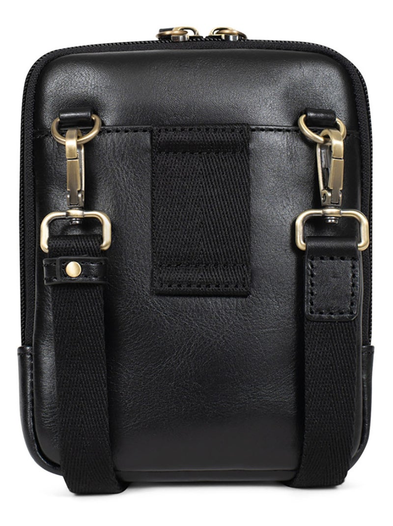 Bolsa - cuero stuart hexagona Negro - Kiabi