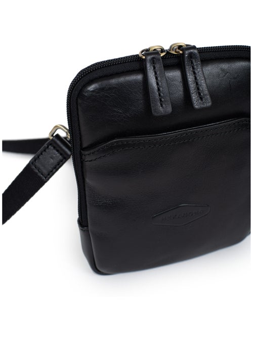 Bolsa - cuero stuart hexagona - Kiabi