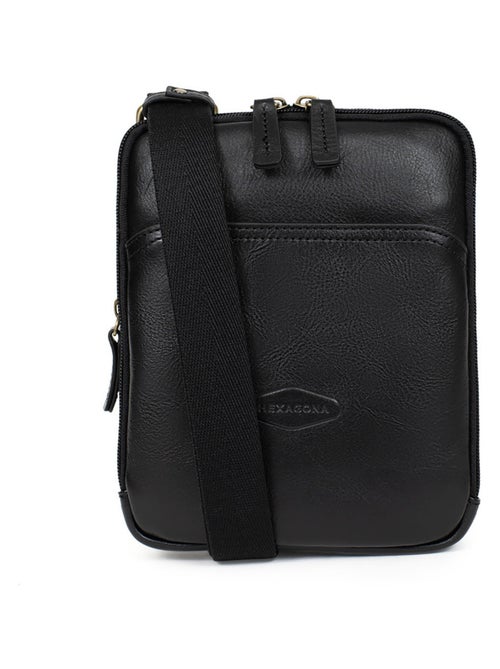 Bolsa - cuero stuart hexagona - Kiabi