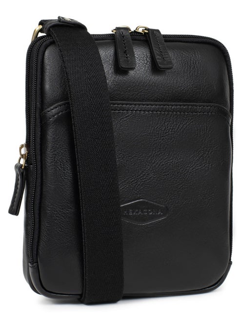 Bolsa - cuero stuart hexagona - Kiabi