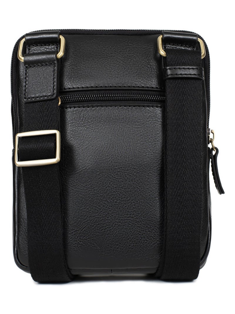 Bolsa - cuero stuart hexagona Negro - Kiabi