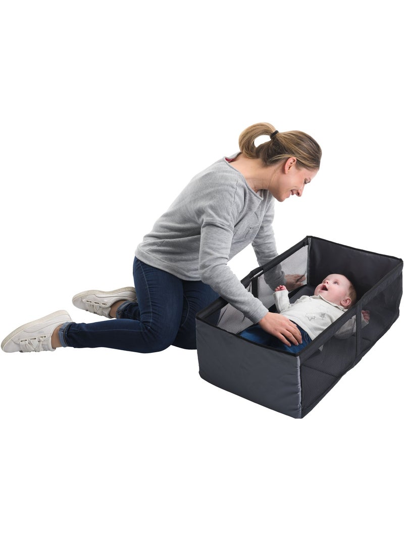 Bolsa cambiador convertible en moisés Nap To Go Negro - Kiabi