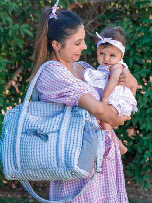 Bolsa cambiador de algodón gofrado | BB&CO - Kiabi