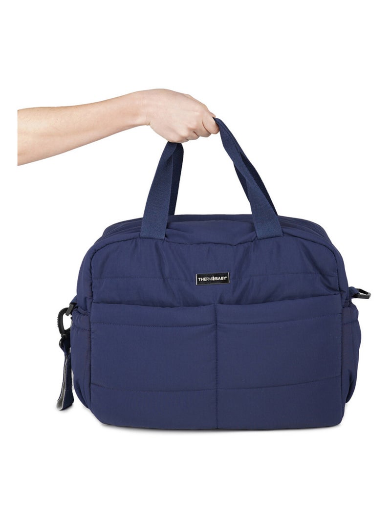 Bolsa cambiador Thermobaby Plumea acolchada de 31,5 L con 3 bolsillos isotérmicos Azul noche - Kiabi