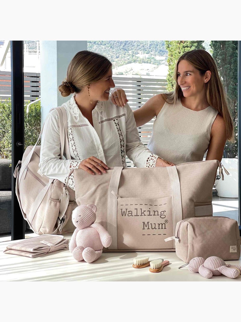 Bolsa cambiador xl bebé poliéster reciclado | Walking Mum Beige claro - Kiabi