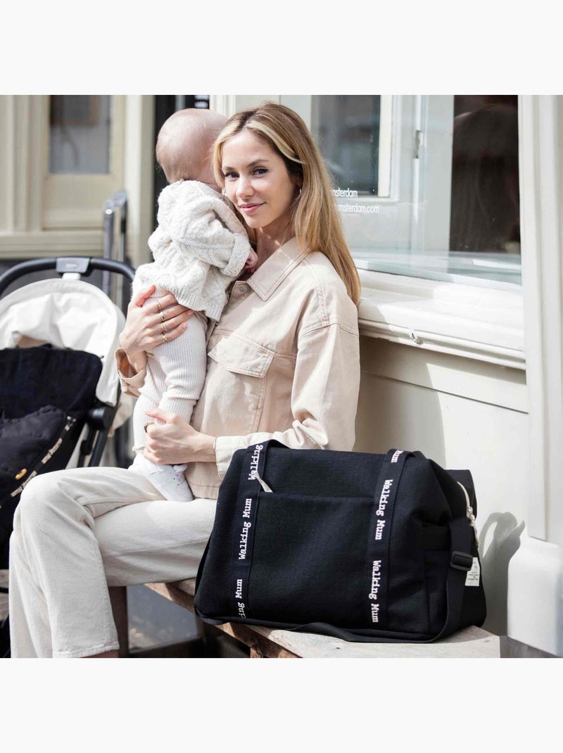 Bolsa cambiador xl bebé poliéster reciclado | Walking Mum Negro - Kiabi