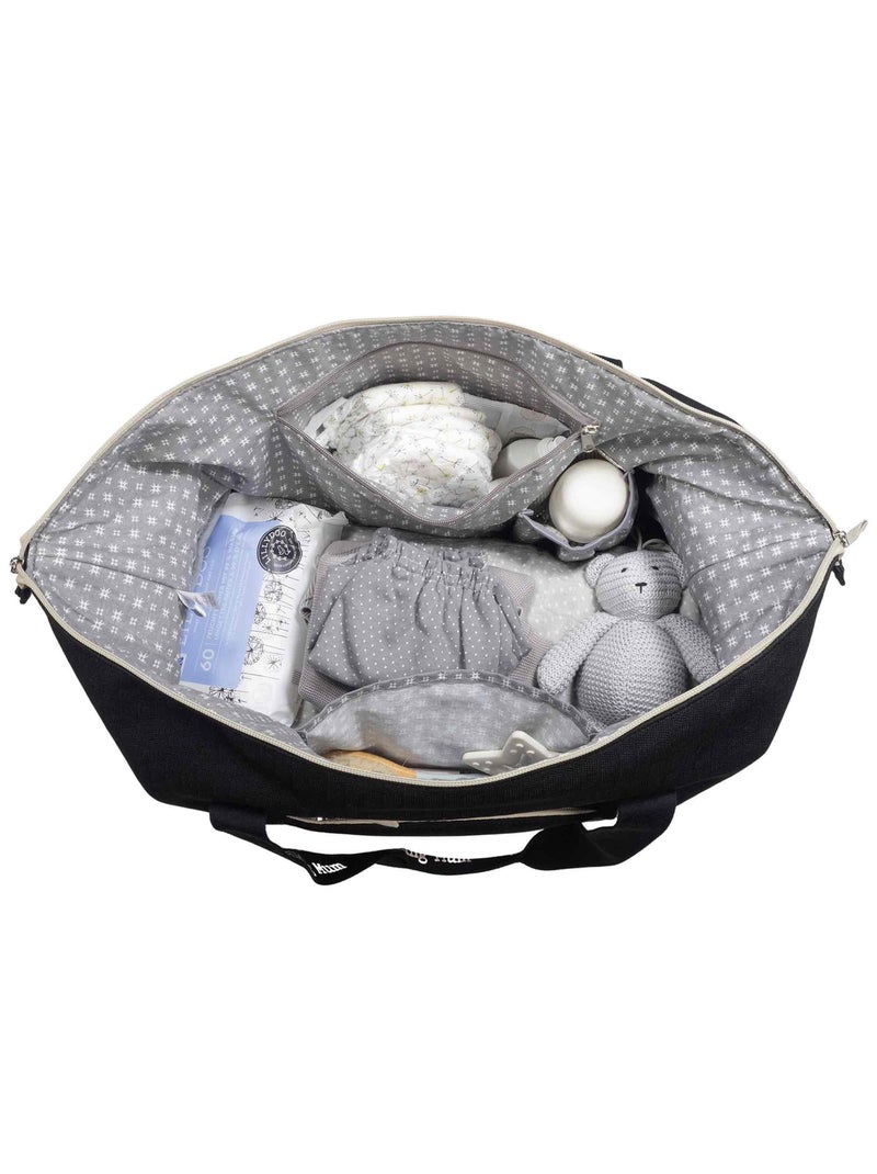 Bolsa cambiador xl bebé poliéster reciclado | Walking Mum Negro - Kiabi