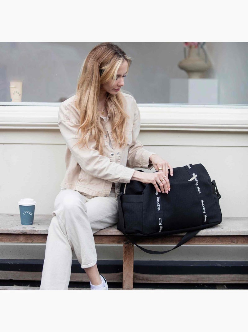 Bolsa cambiador xl bebé poliéster reciclado | Walking Mum Negro - Kiabi