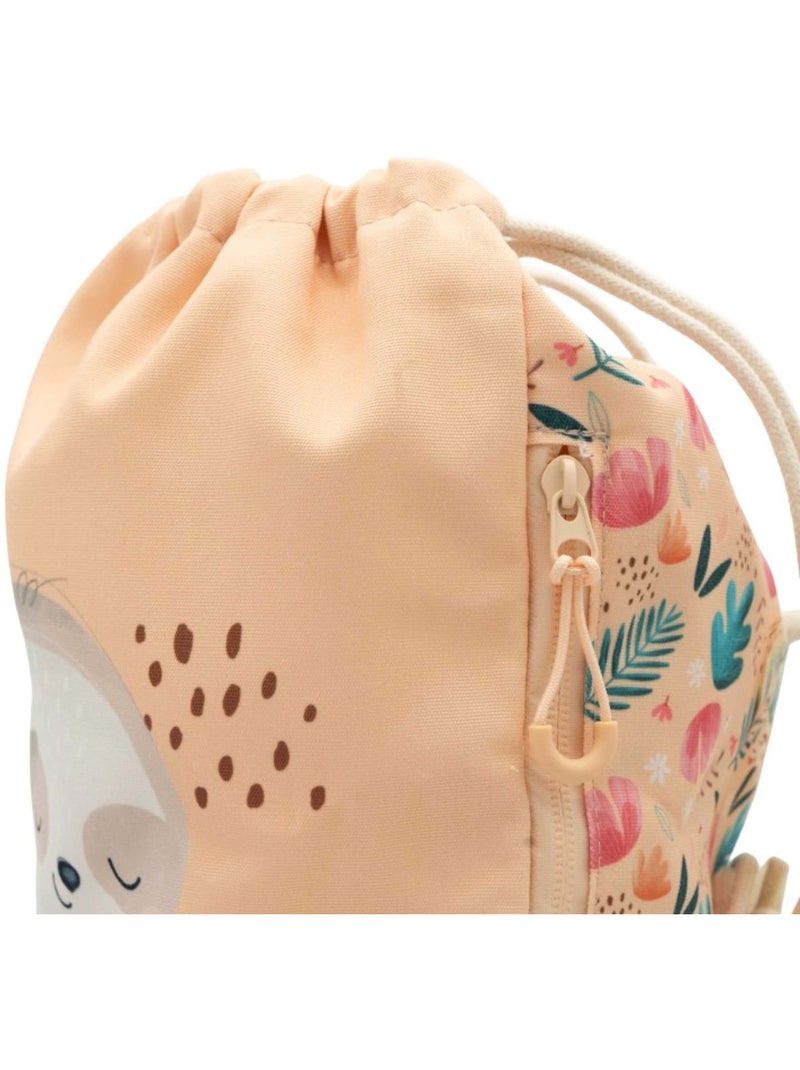 Bolsa con cordón impermeable para niños | Sassi Junior Beige - Kiabi