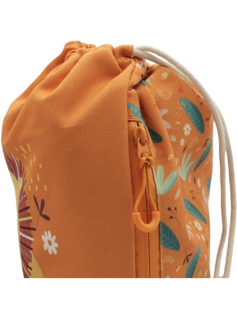 Bolsa con cordón impermeable para niños | Sassi Junior Naranja - Kiabi