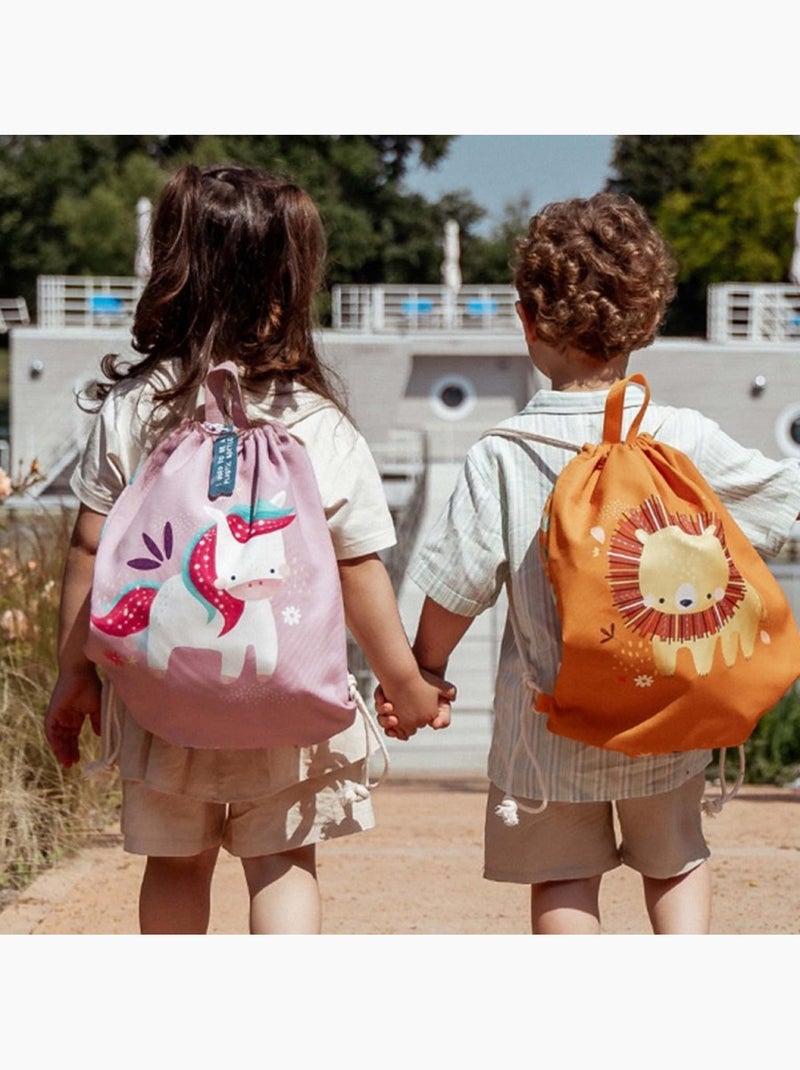 Bolsa con cordón impermeable para niños | sassi junior Rosa - Kiabi