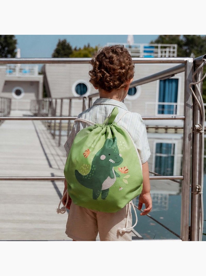 Bolsa con cordón impermeable para niños | sassi junior Verde - Kiabi