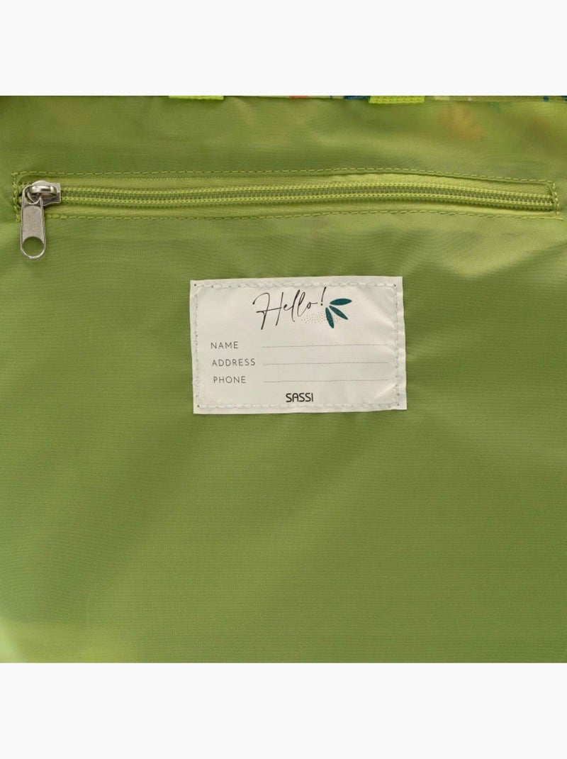 Bolsa con cordón impermeable para niños | sassi junior Verde - Kiabi