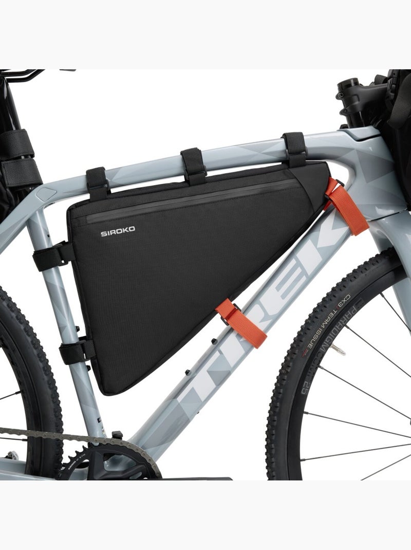 Bolsa cuadro bikepacking ciclismo hombre y mujer motion Negro - Kiabi