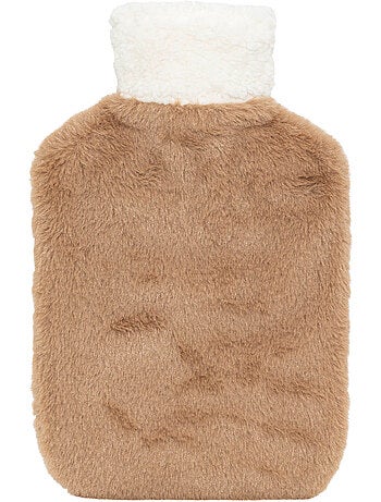 Bolsa de agua caliente con funda suave tipo borreguito