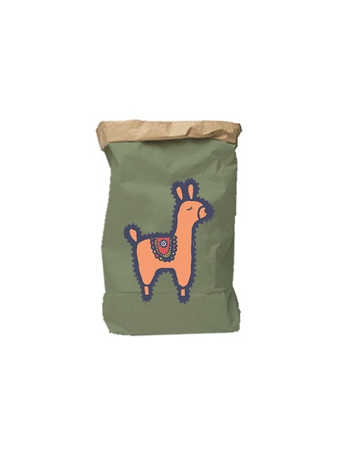 Bolsa de almacenaje de papel kraft con motivos lama y cactus – Pack de 3 – Future Home - Kiabi