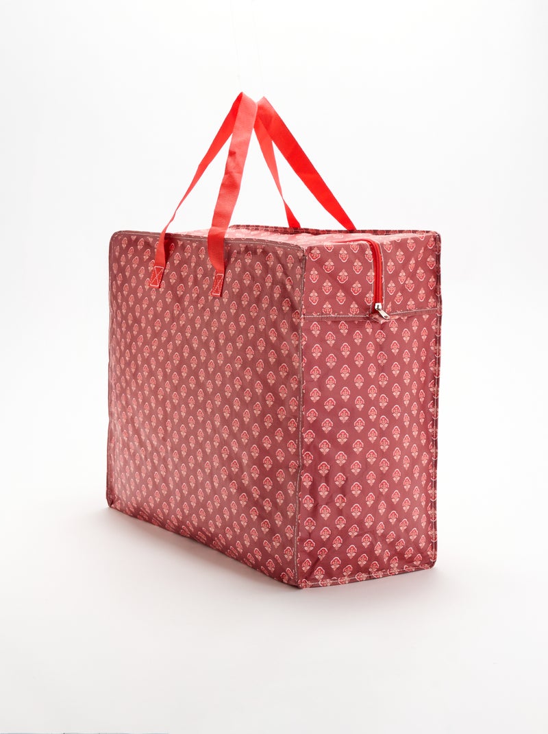 Bolsa de almacenaje estampada Rojo - Kiabi