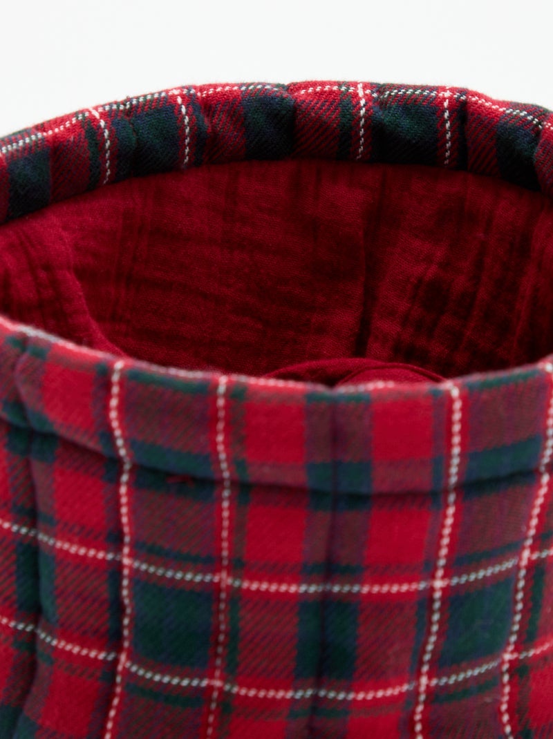 Bolsa de almacenaje "Navidad" Rojo - Kiabi