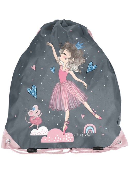 Bolsa de ballet con cordón paso – 1 compartimento 38 x 34 cm - Kiabi