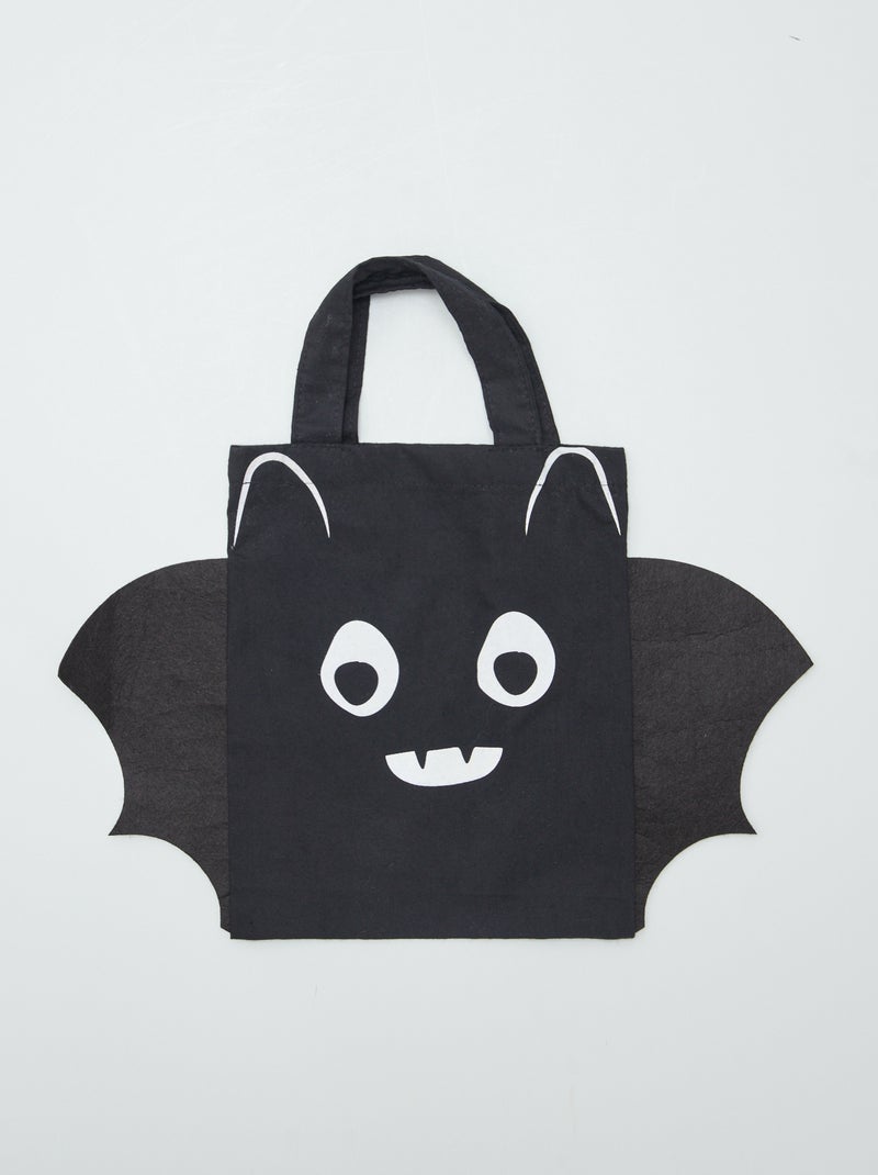 Bolsa de caramelos 'murciélago' - Halloween NEGRO - Kiabi