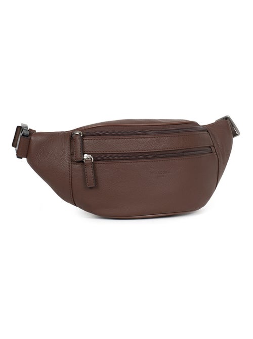 Bolsa de cintura - cuero confort hexagona - Kiabi