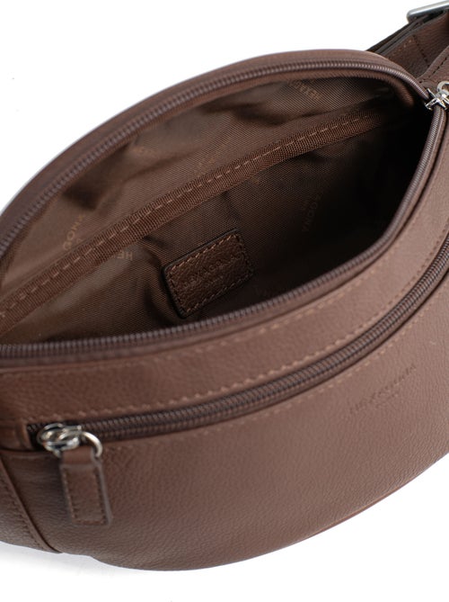 Bolsa de cintura - cuero confort hexagona - Kiabi